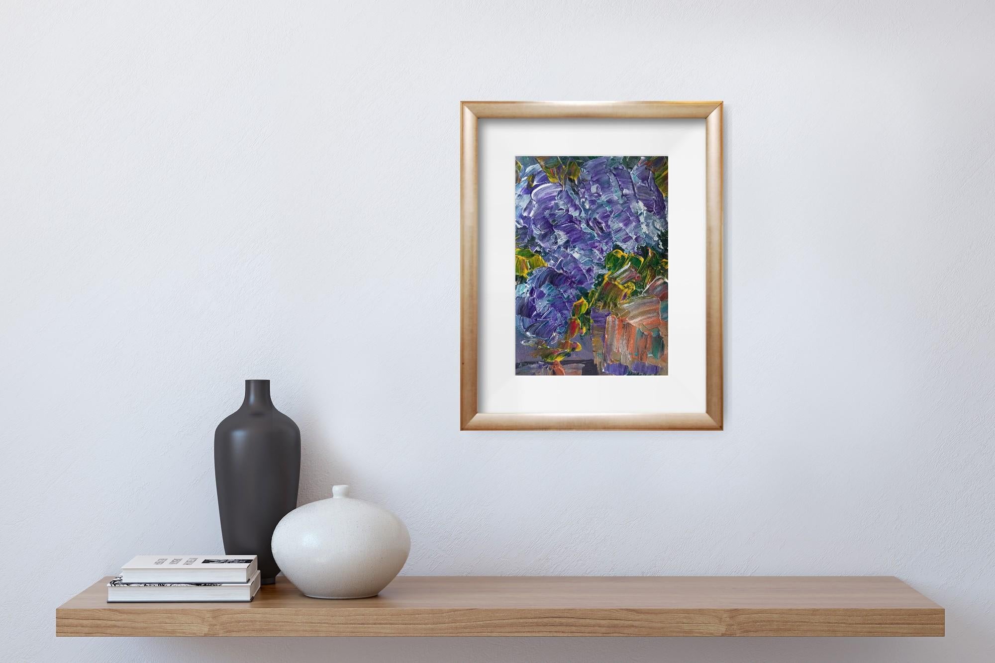 Lilacs from garden  - Art by Natalya Mougenot 
