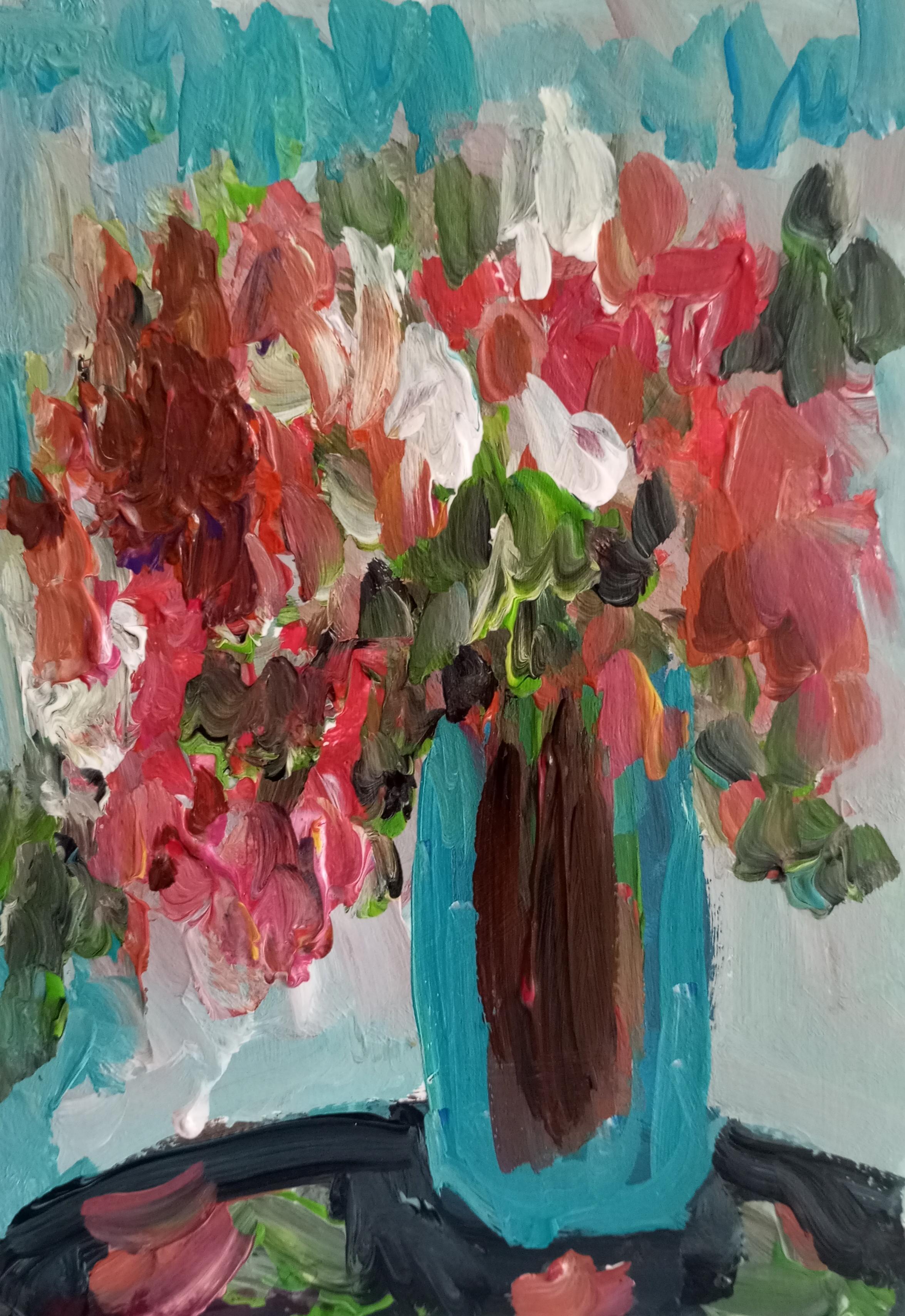 Natalya Mougenot  Still-Life - Fresh spring bouquet 
