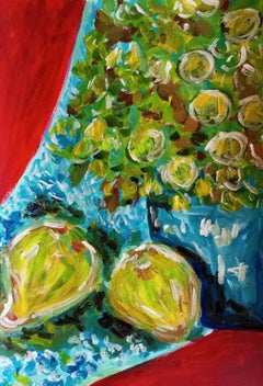 "Lemon Joy" (dipinti espressivi contemporanei di limoni)