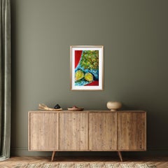 "Lemon Joy" ( contemporary expressive paintings of lemons)