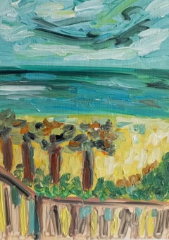 Mi playa de ensueño del sur de Francia ( paisaje marítimo contemporáneo )