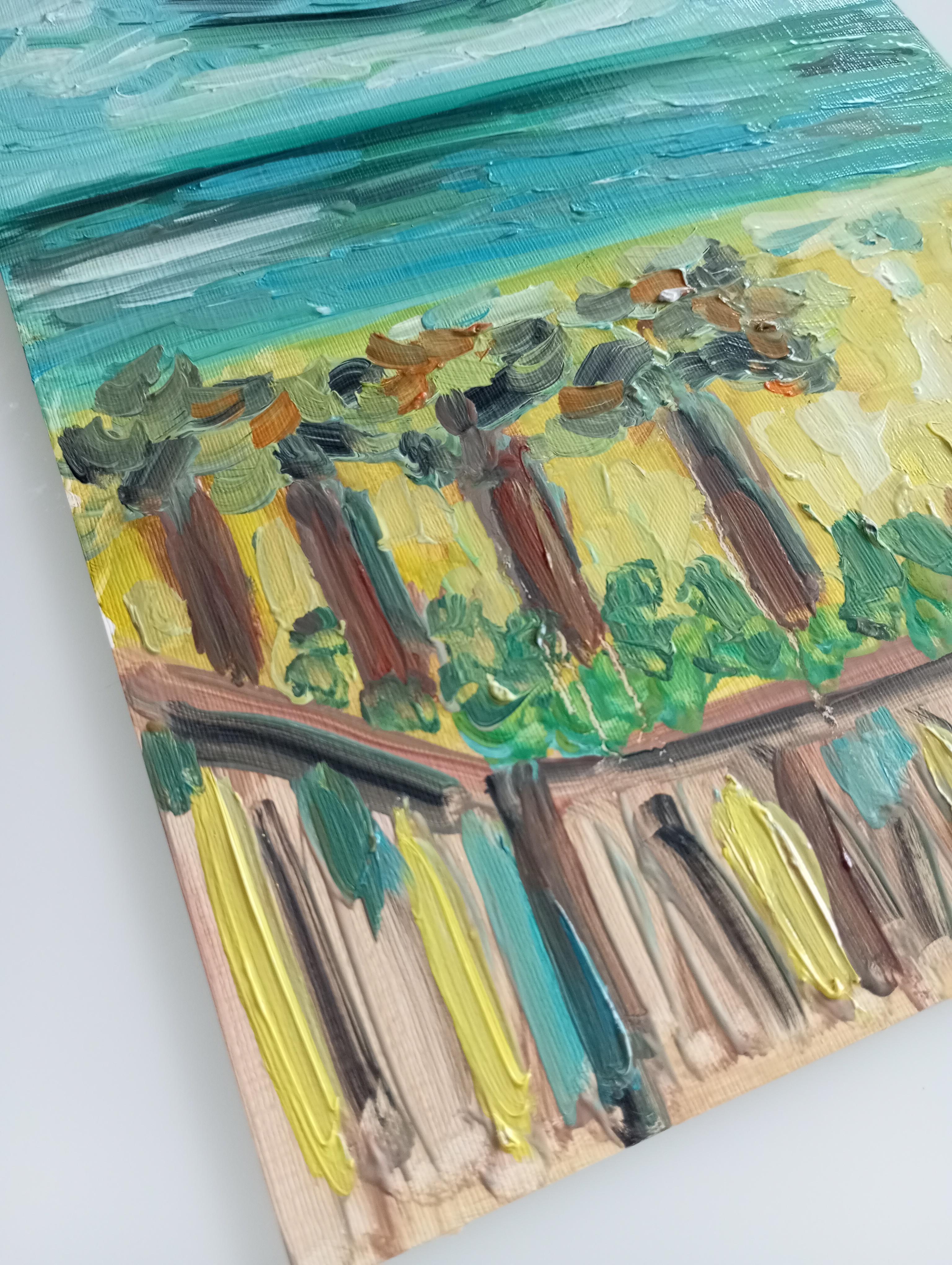 La mia spiaggia da sogno nel sud della Francia (paesaggio balneare contemporaneo) in vendita 12