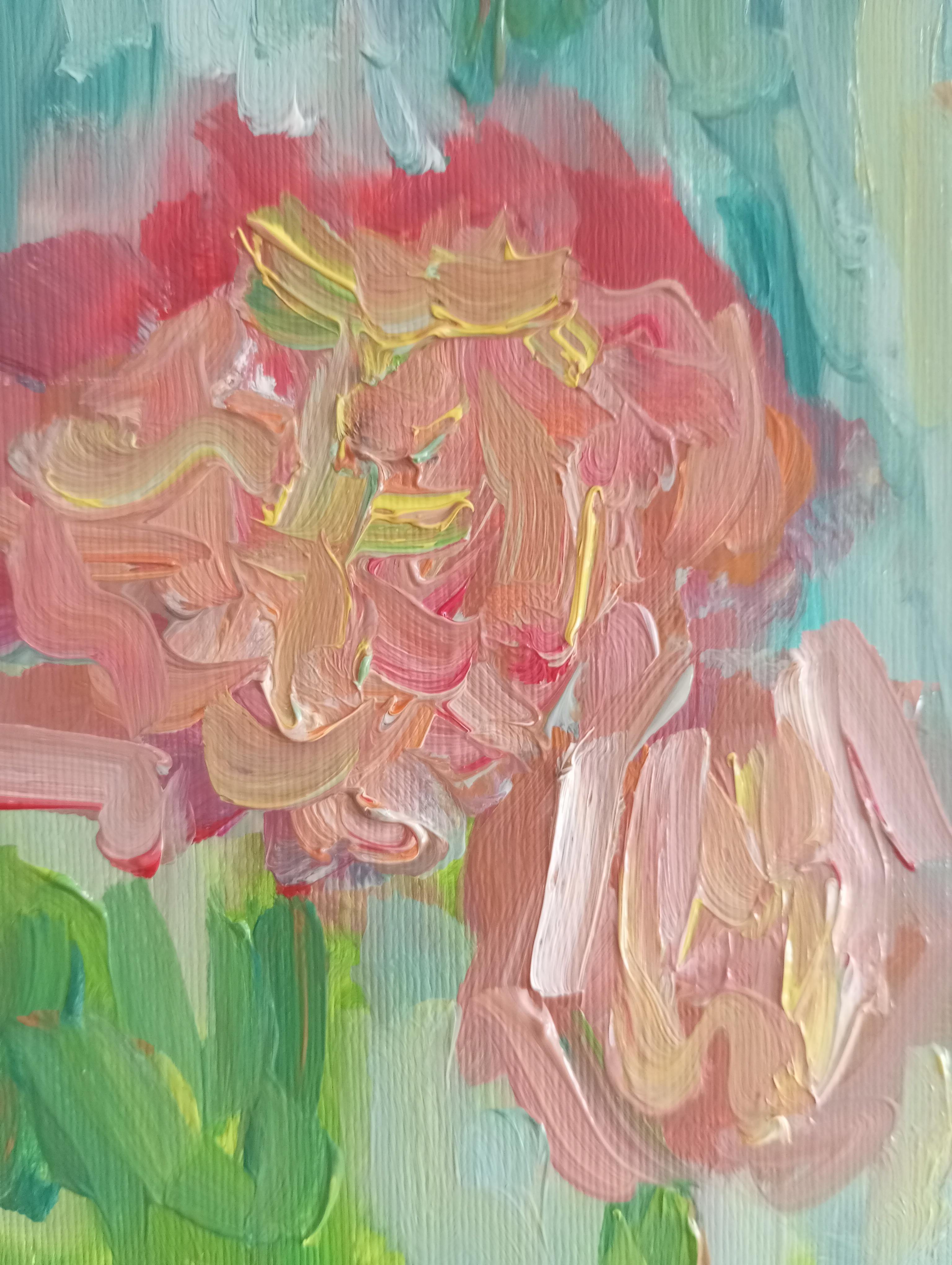 Lost in the beauty of pink dahlias For Sale 13