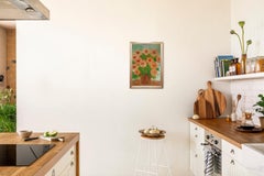 Sonnenblumen in einer Terrakotta-Vase