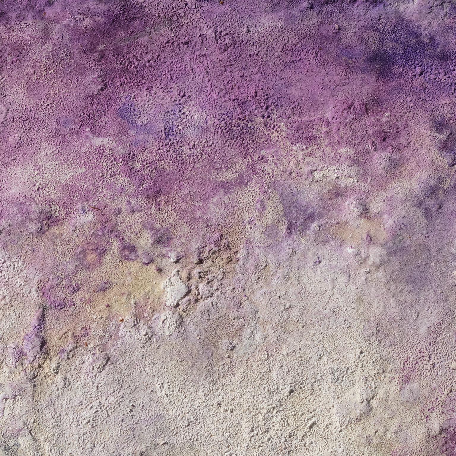 Terra Bruciata (Scorched Earth) - Small Abstract Purple and Red Painting 2