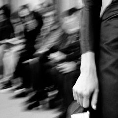 Jerome L Huillier-Noir - Black and White Photograph of Fashion Show