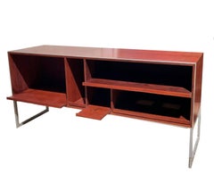 Vintage 1980s BANG & OLUFSEN Rosewood Stereo System Cabinet MC40