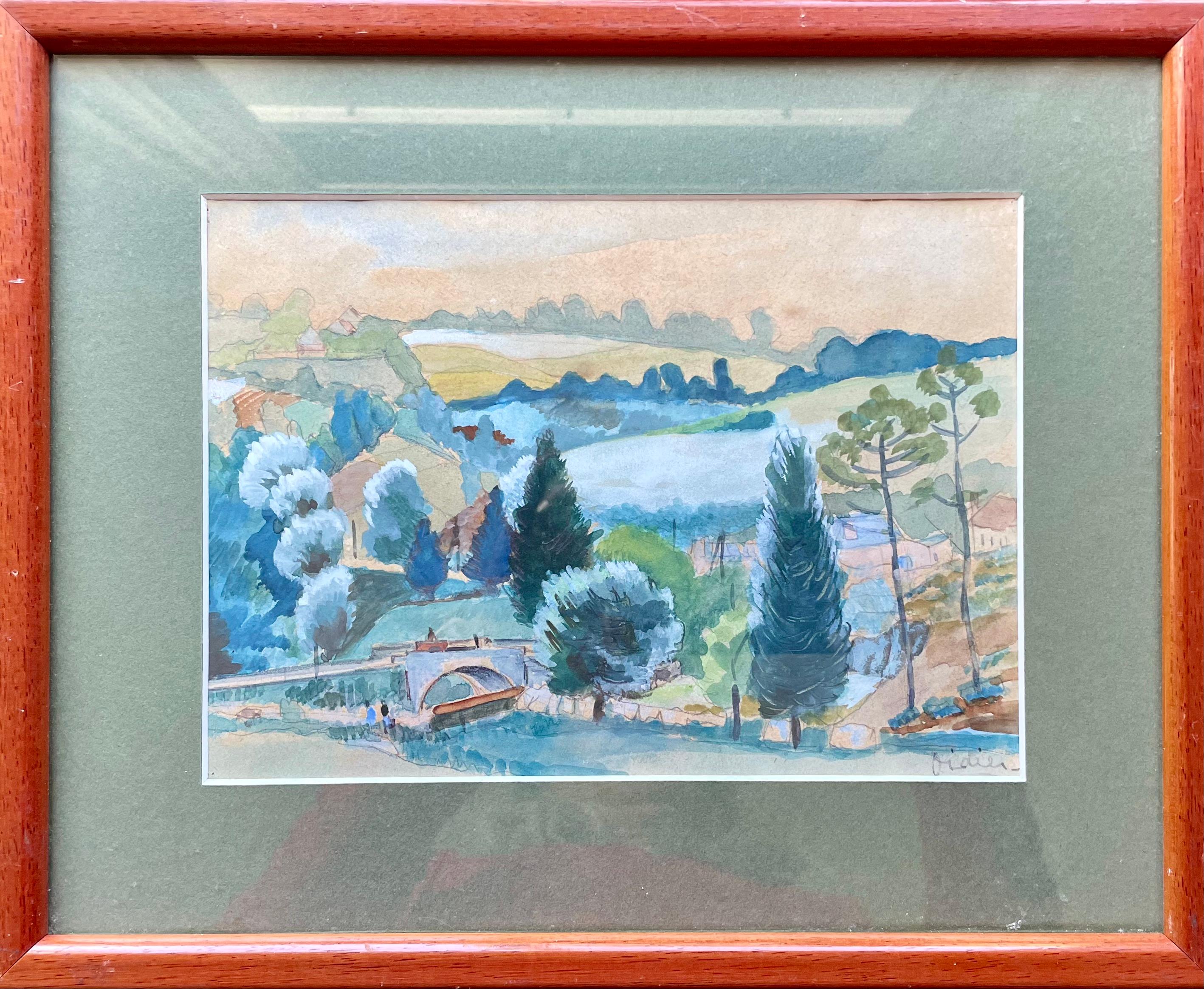 Paysage français - Painting de Didier