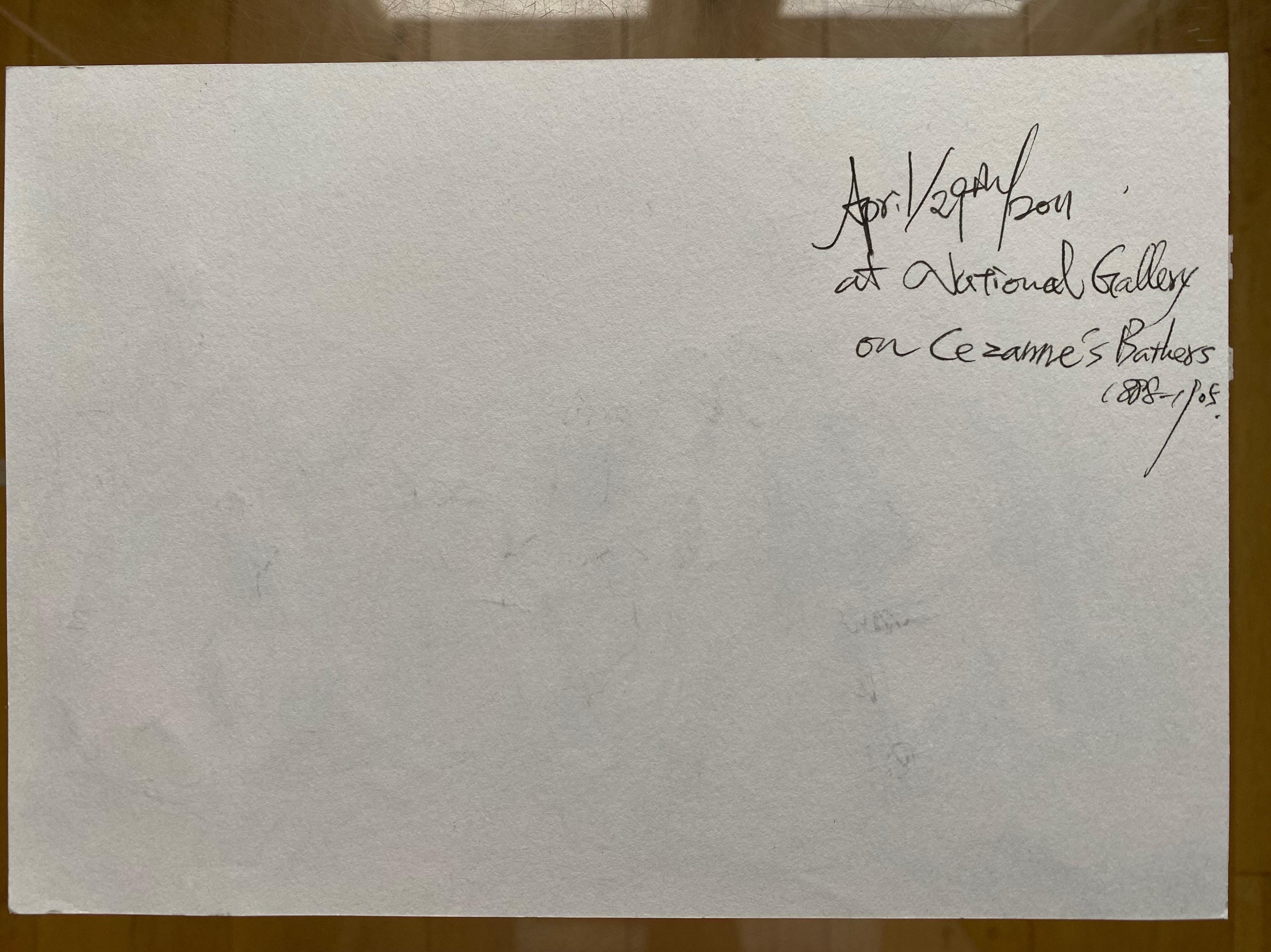 Original-Meeting Cezanne-Studies of Movement and Form-UK Artist-Set aus 2 Zeichnungen im Angebot 14