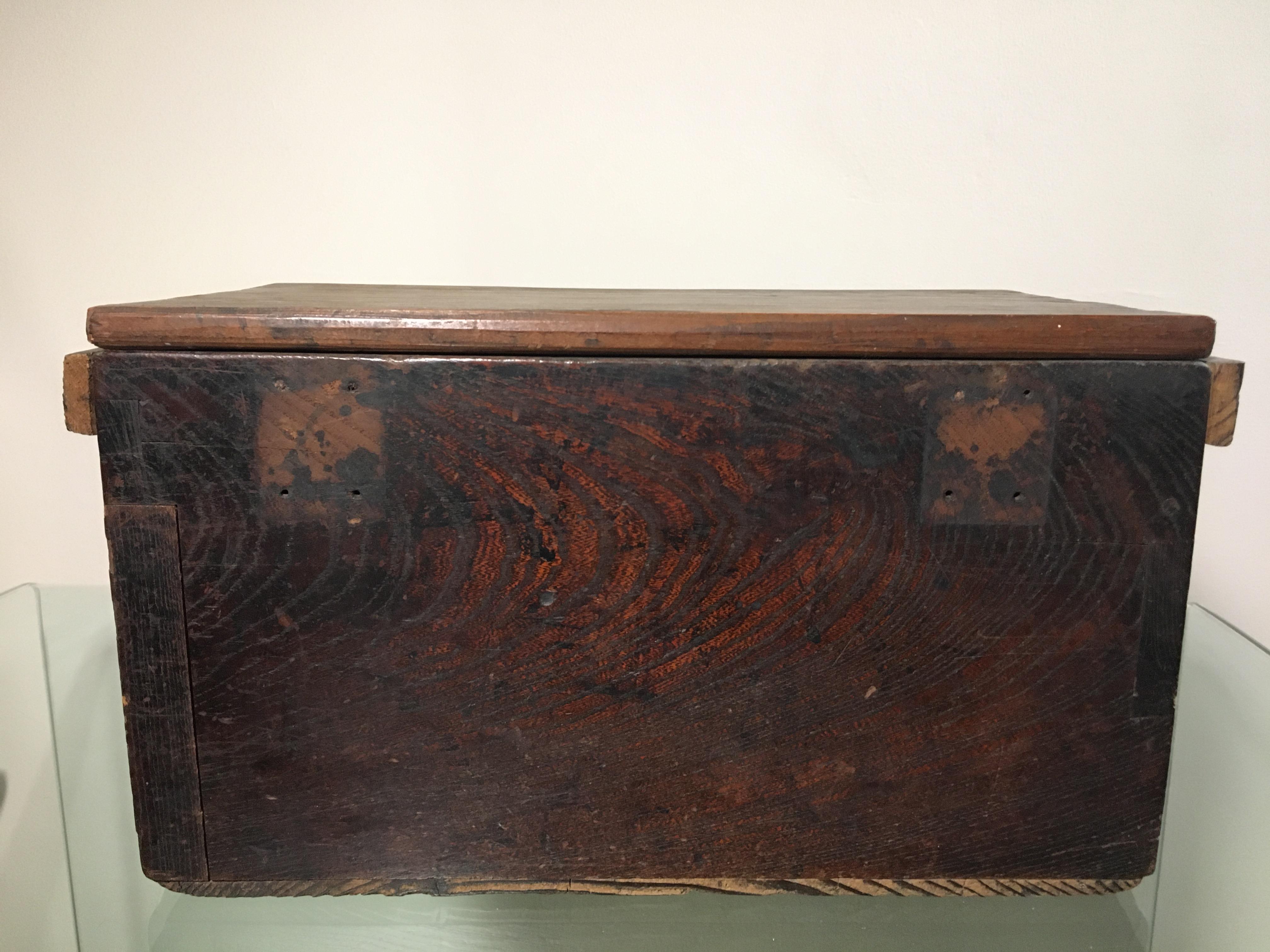 Japanese Tabako/Tool Box with Kiseru -wabi Sabi-Taisho Era-GSY Gallery Select For Sale 9
