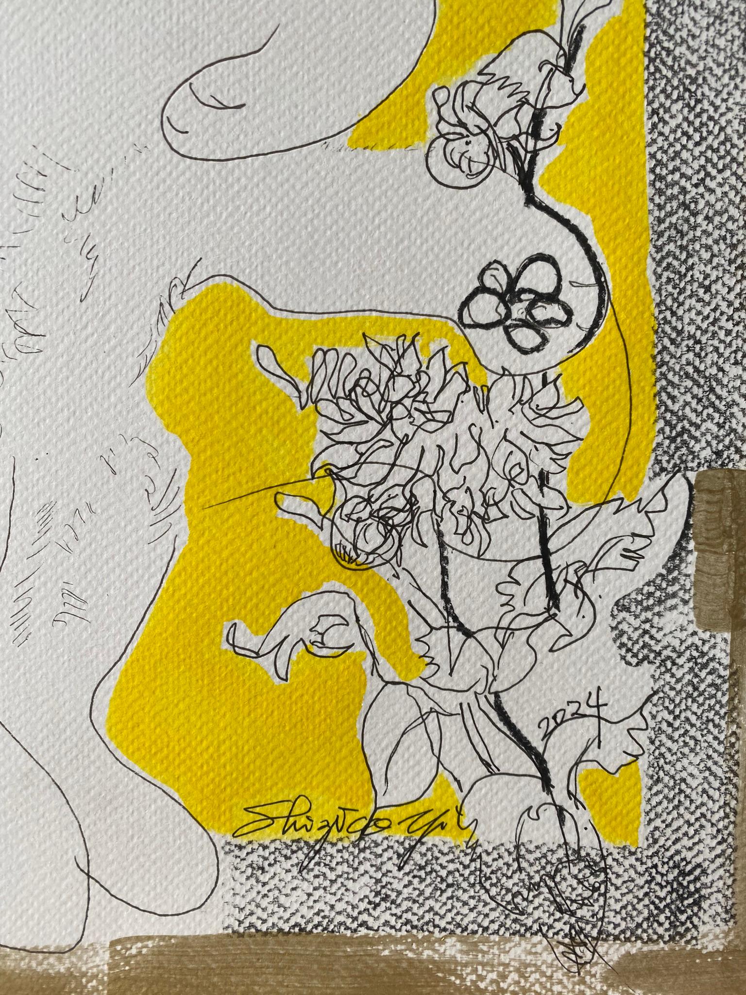 La serie Sunlit analizza il potere curativo del colore giallo, esplorando il suo impatto sugli individui. Il linguaggio pittorico di questa serie rende omaggio alle stampe giapponesi Woodblock. 
Iniziata nel 2023, la sua serie Prayers è