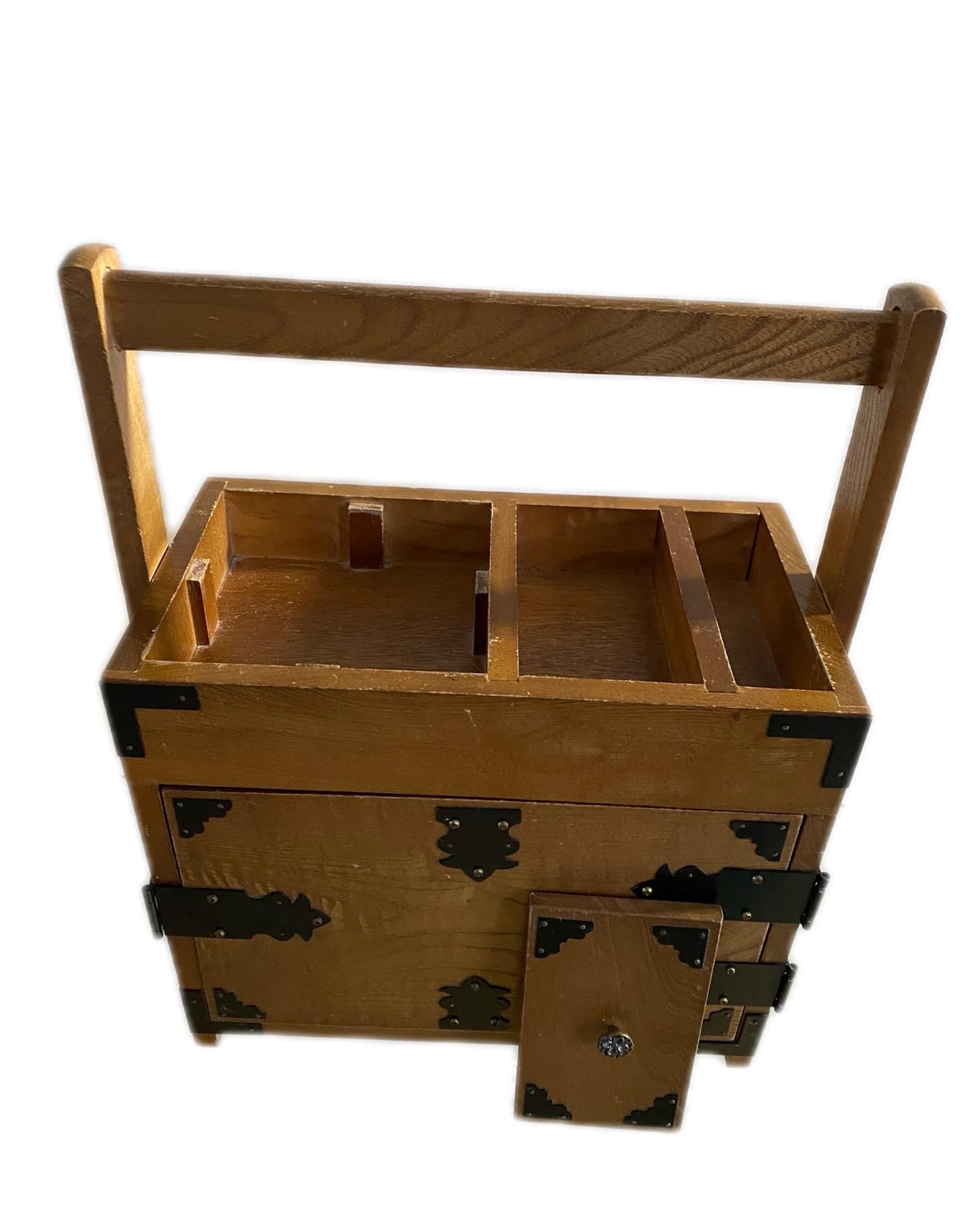 Boîte à écrire japonaise Suzuribako Showa Era-Excellent état-GSY Gallery Select en vente 2