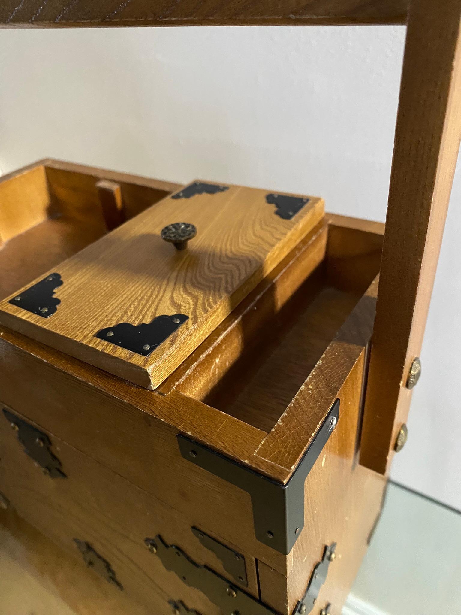 Boîte à écrire japonaise Suzuribako Showa Era-Excellent état-GSY Gallery Select en vente 11