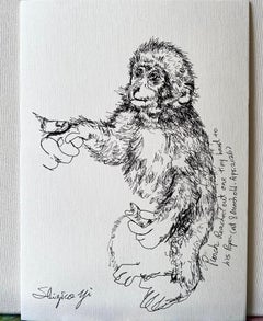 Original Drawing-Punch Diary-8 Months, Reaching-British Artist-documentary serie