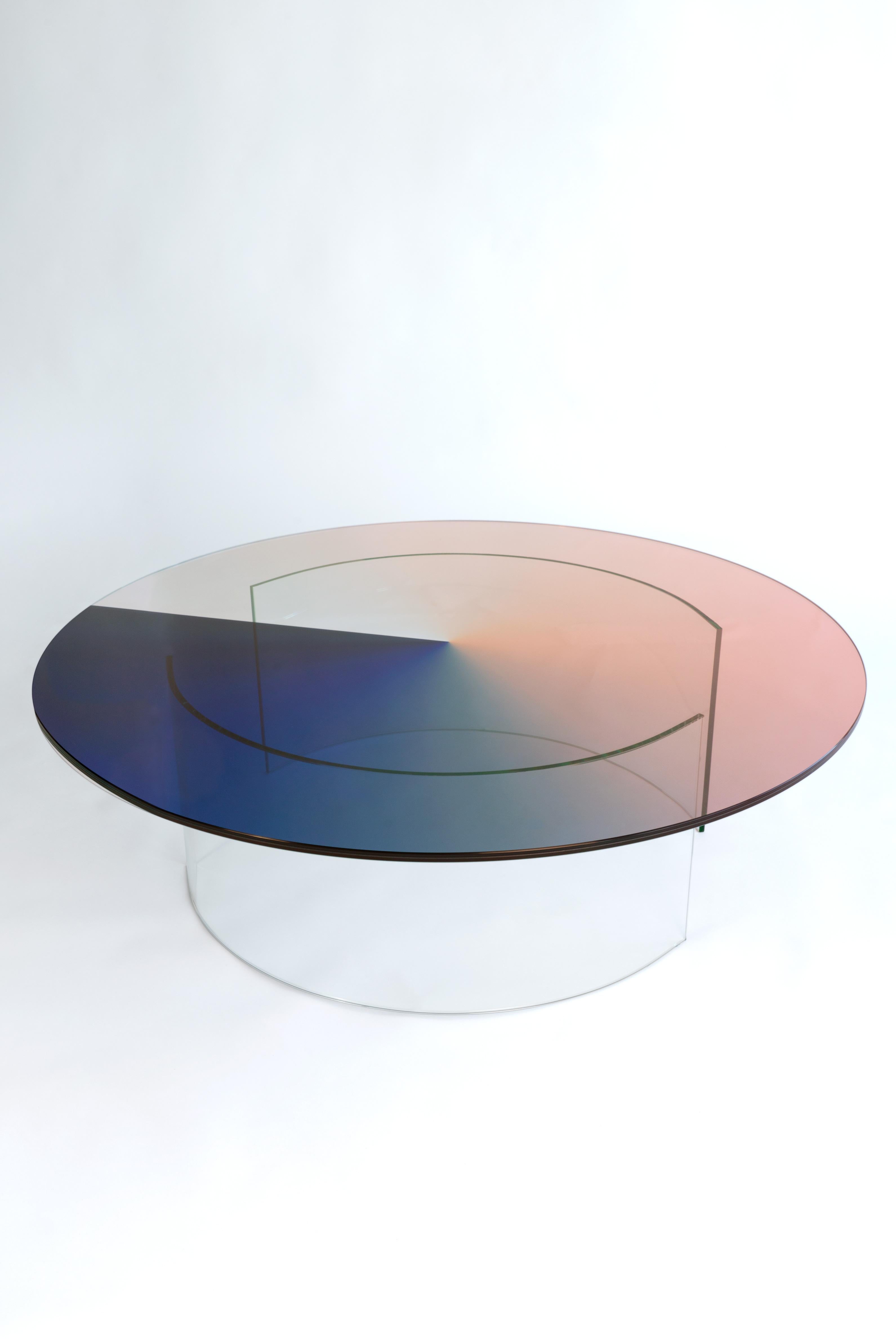 Colour Dial Curved table - Art by Rive Roshan