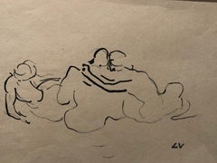 Etude de fleurs (recto)/ étude de personnes (verso)