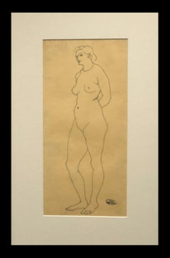 Madame Knaublich avec collier, Nu