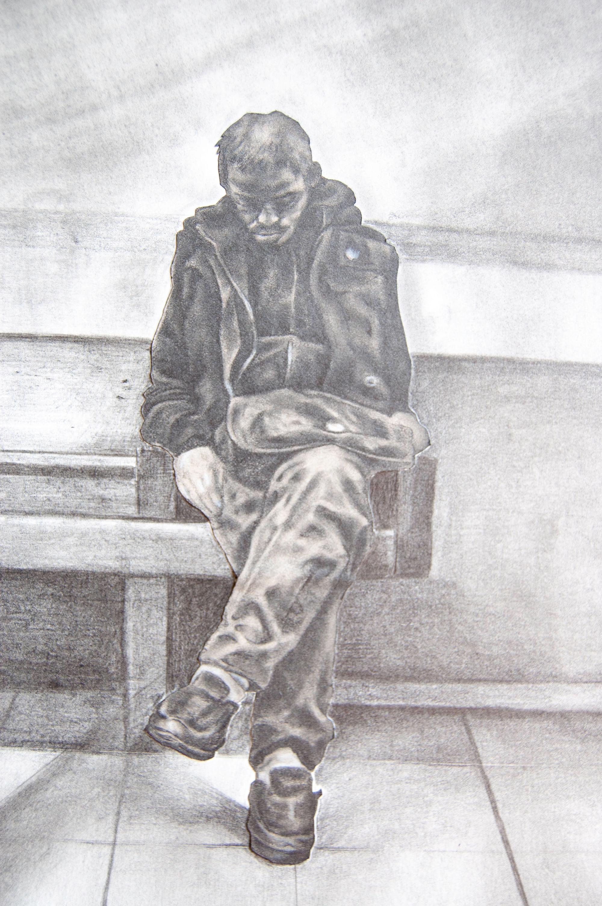 Kyle Andrew Szpyrka - Learning to Fly, Drawing 2015 For Sale 5