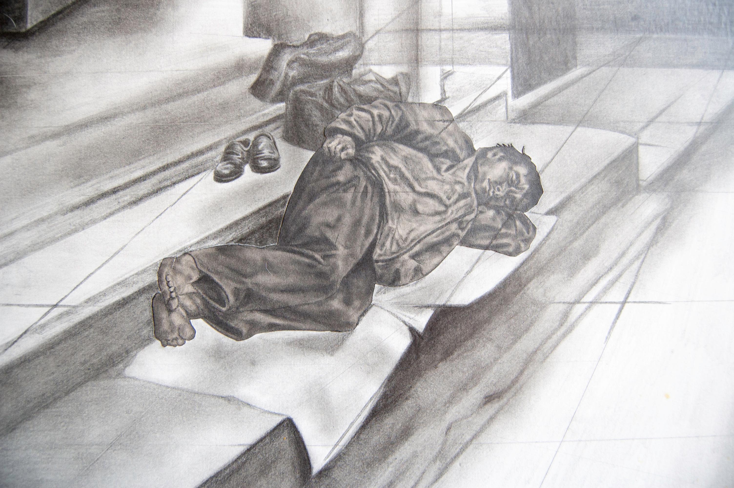 Kyle Andrew Szpyrka - Learning to Fly, Drawing 2015 For Sale 6