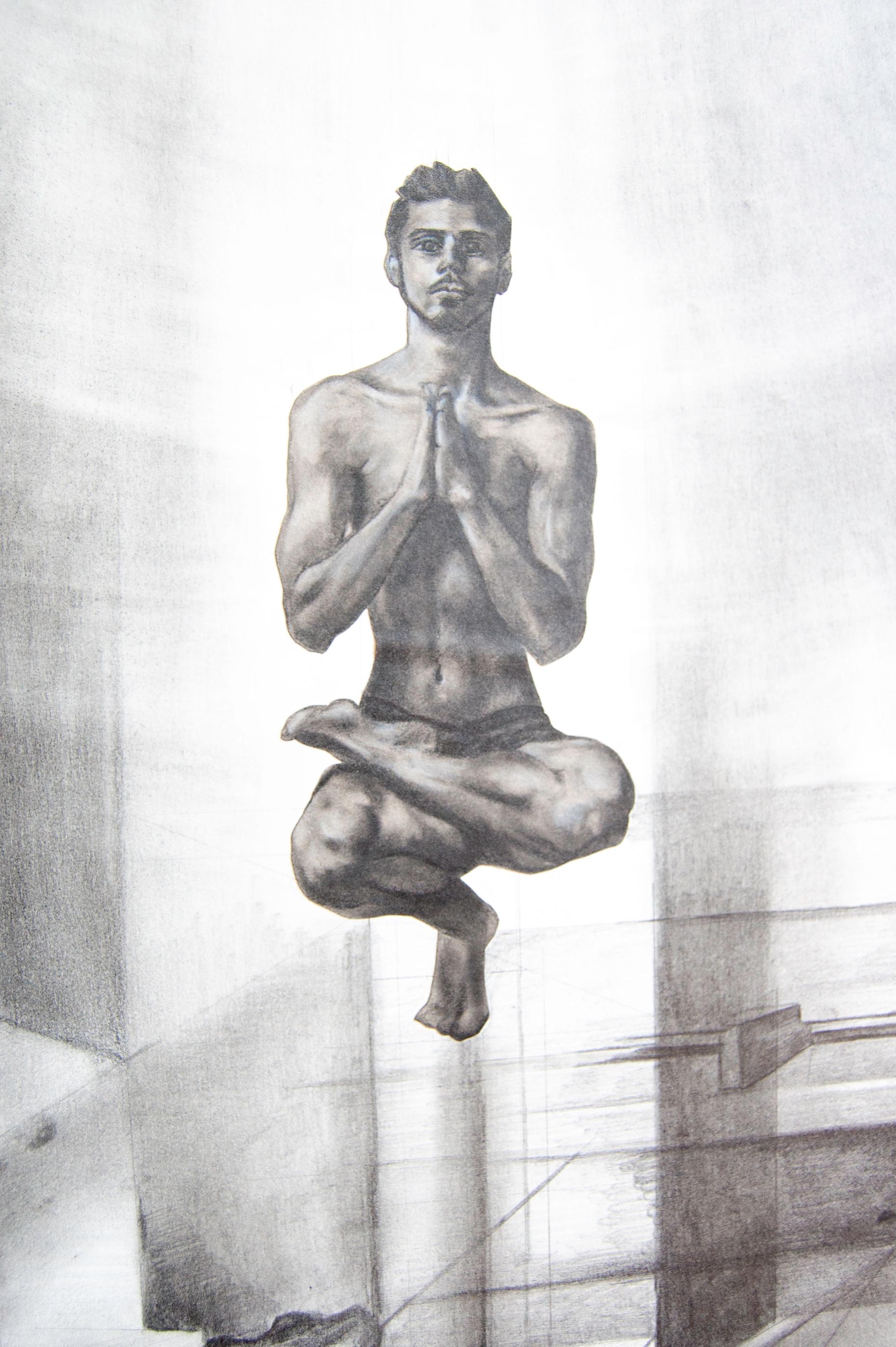 Kyle Andrew Szpyrka - Learning to Fly, Drawing 2015 For Sale 8