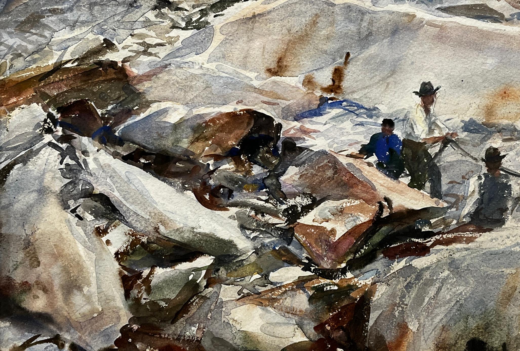 The Rapids (Maine) - Art by John Whorf