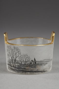 Miniature avec paysage