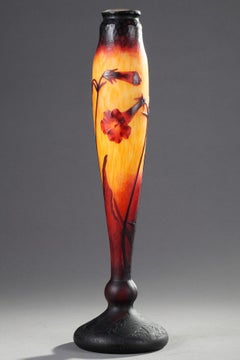 Antique Vase with Tobacco Flowers