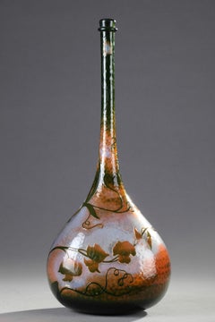 Bottle-vase with Sweet Peas