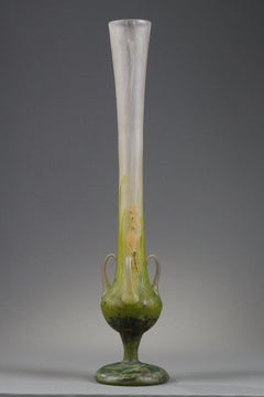 Large vase with freesias