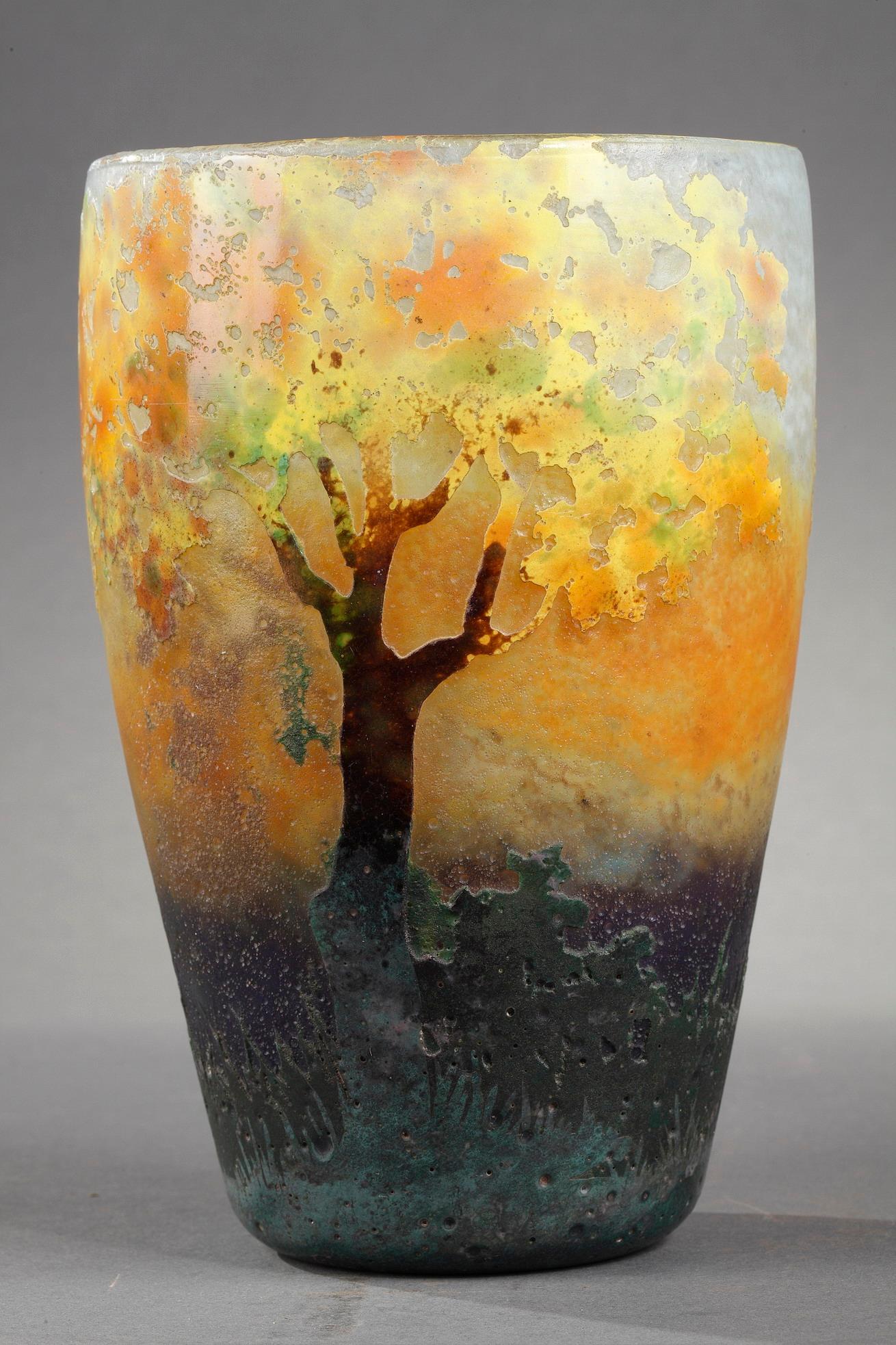 Vaso con betulle in autunno - Art di Daum