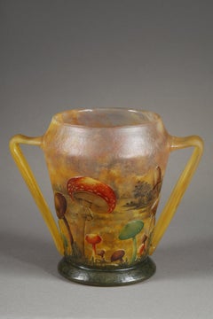 Vase with Mushrooms