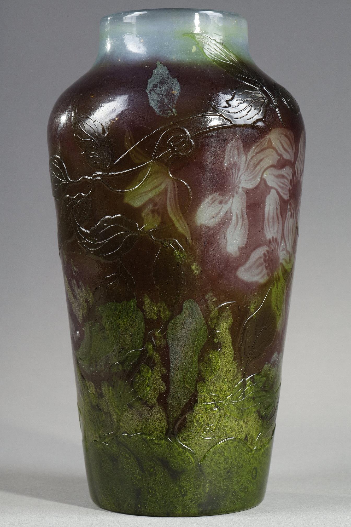 Vase with Clematis