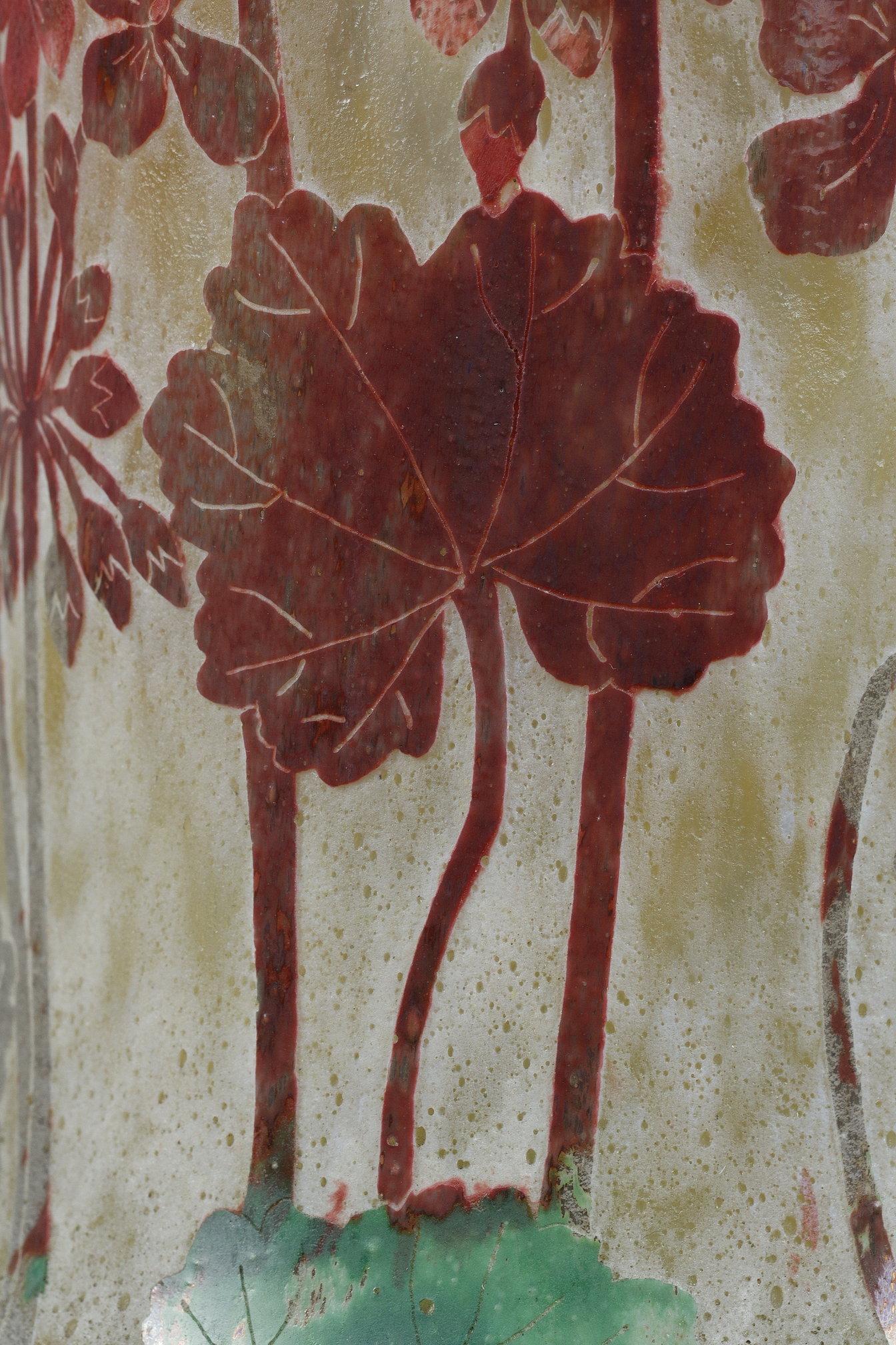Vase with Pelargoniums For Sale 5