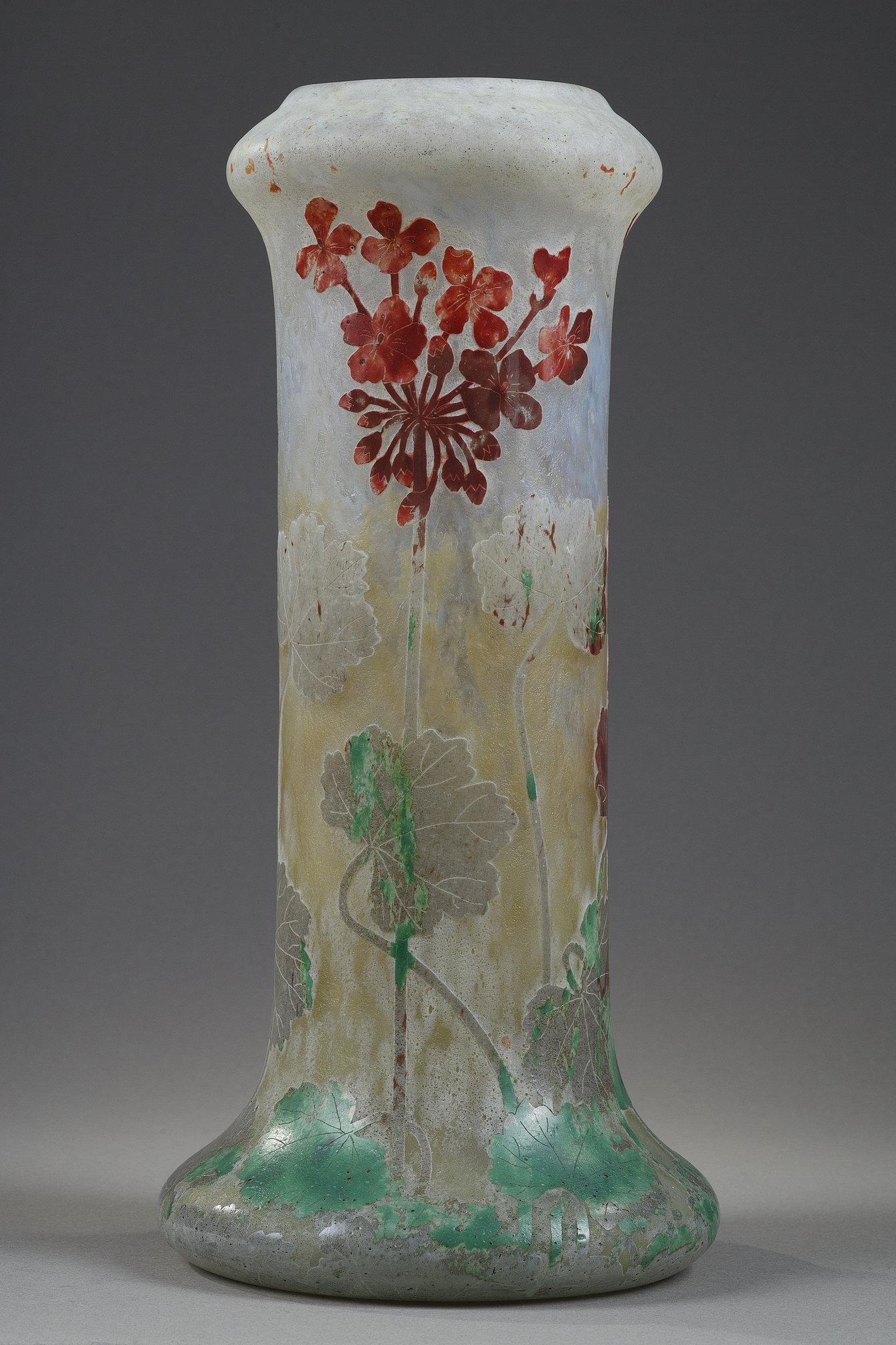 Vase with Pelargoniums For Sale 9