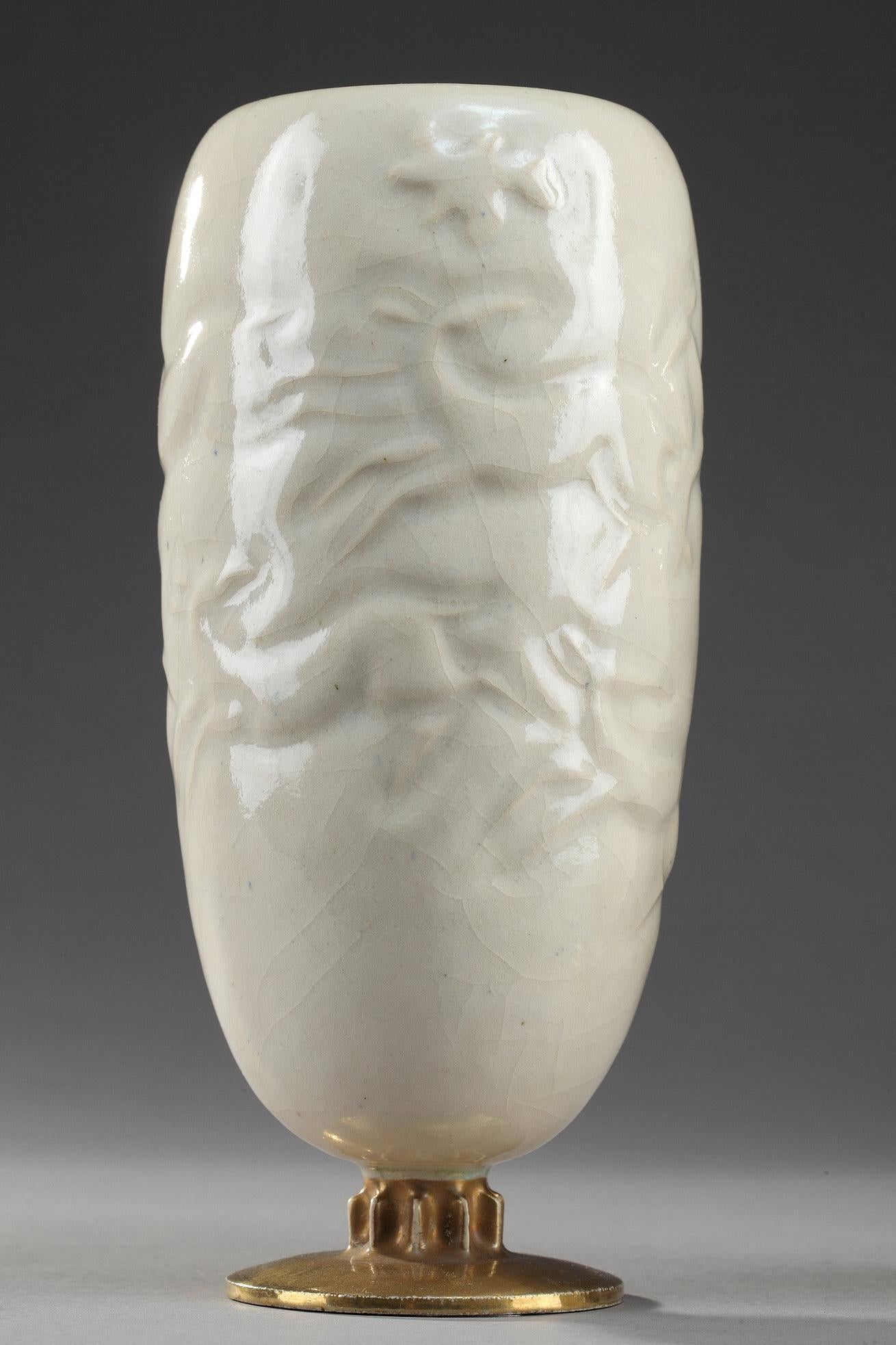 Pair of vases - Art Deco Art by Jean Mayodon