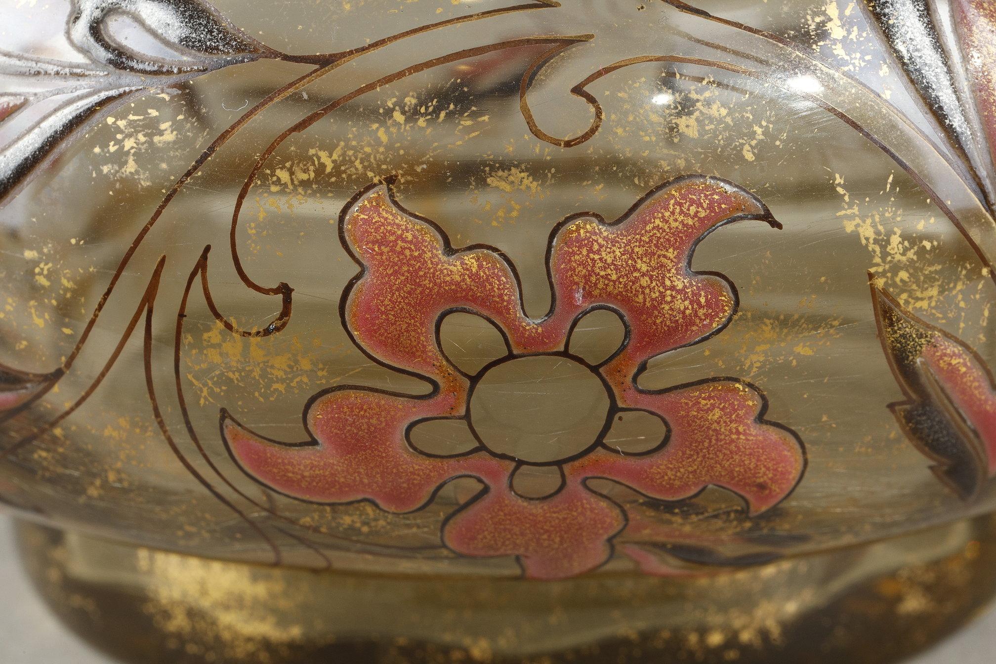 Flowery Cristallerie Vase For Sale 10