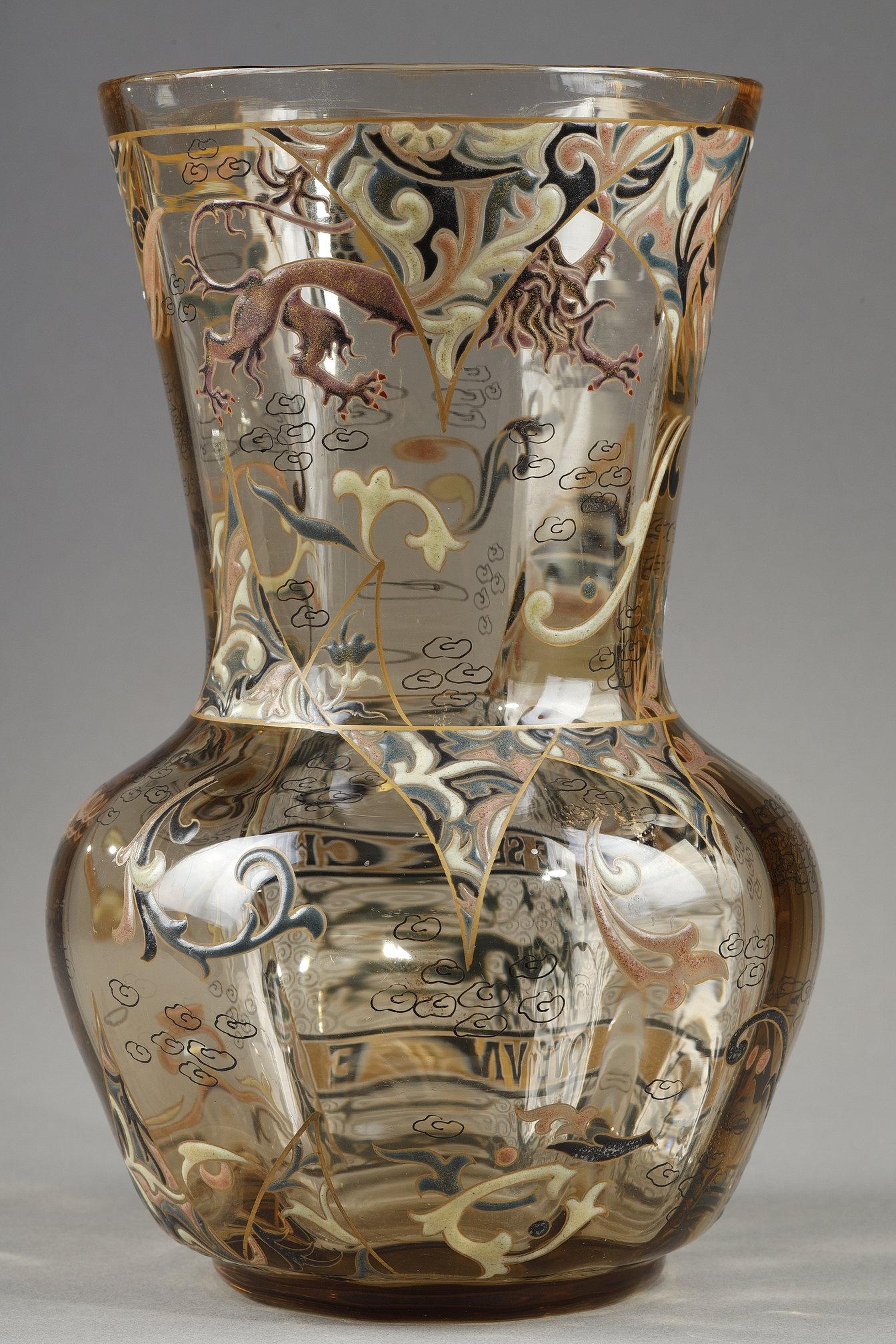 Vase en verre « Je ne cherche qu'une » en vente 1