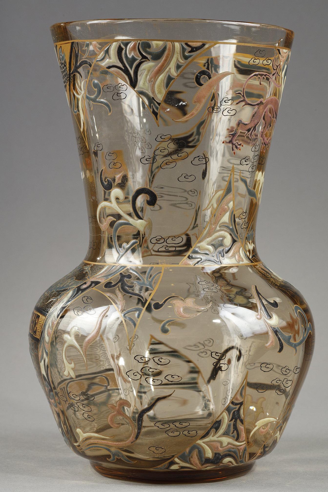 Vase en verre « Je ne cherche qu'une » en vente 2