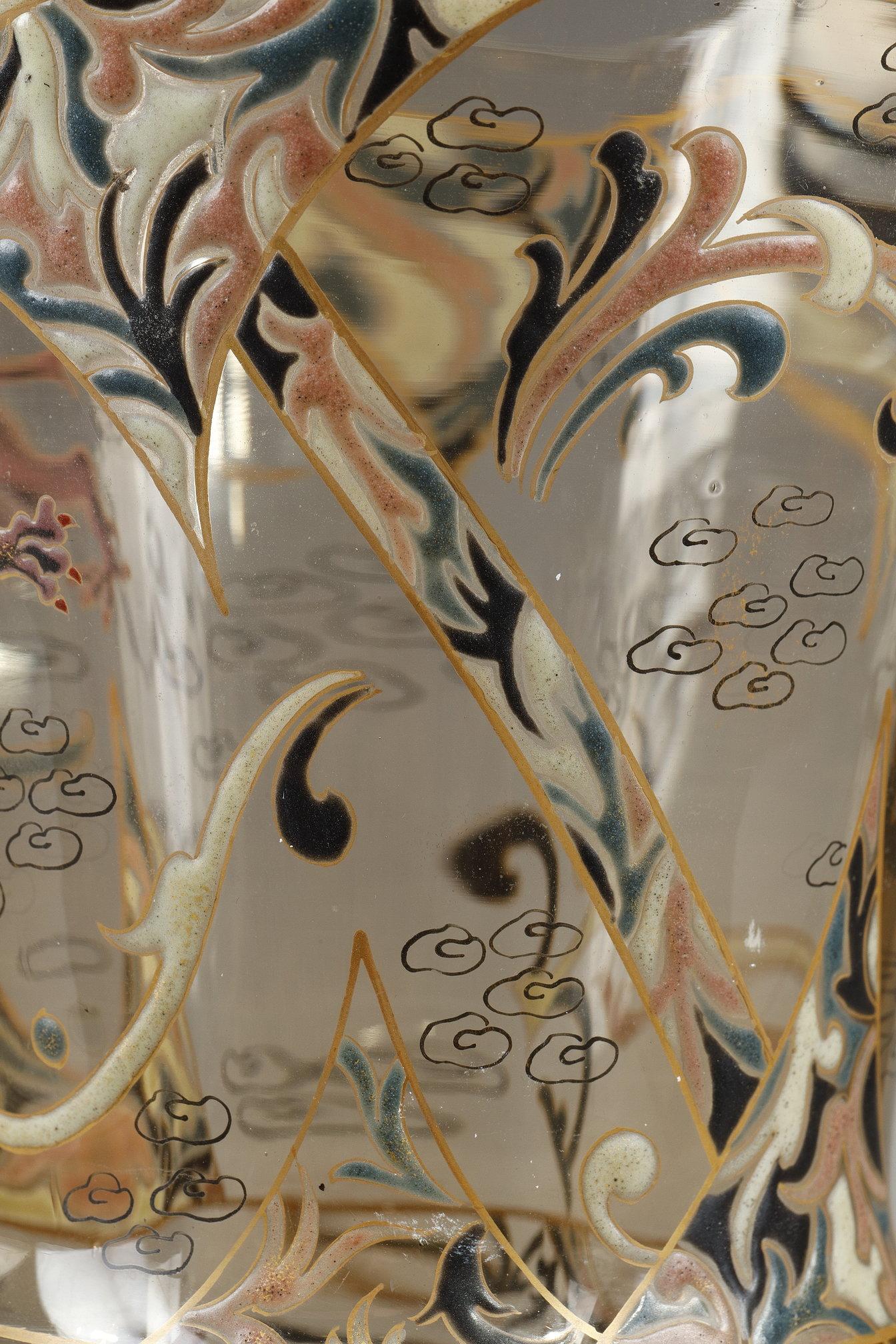 Vase en verre « Je ne cherche qu'une » en vente 5