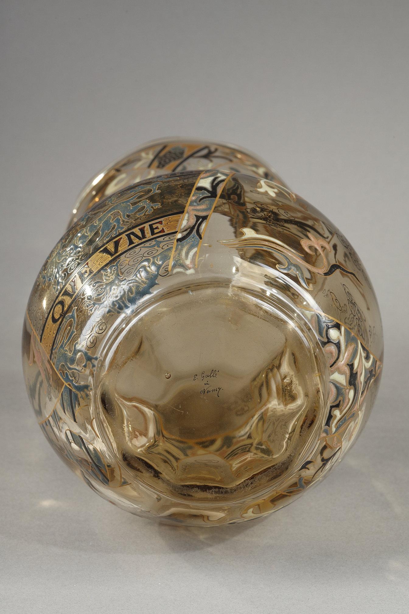 Vase en verre « Je ne cherche qu'une » en vente 11