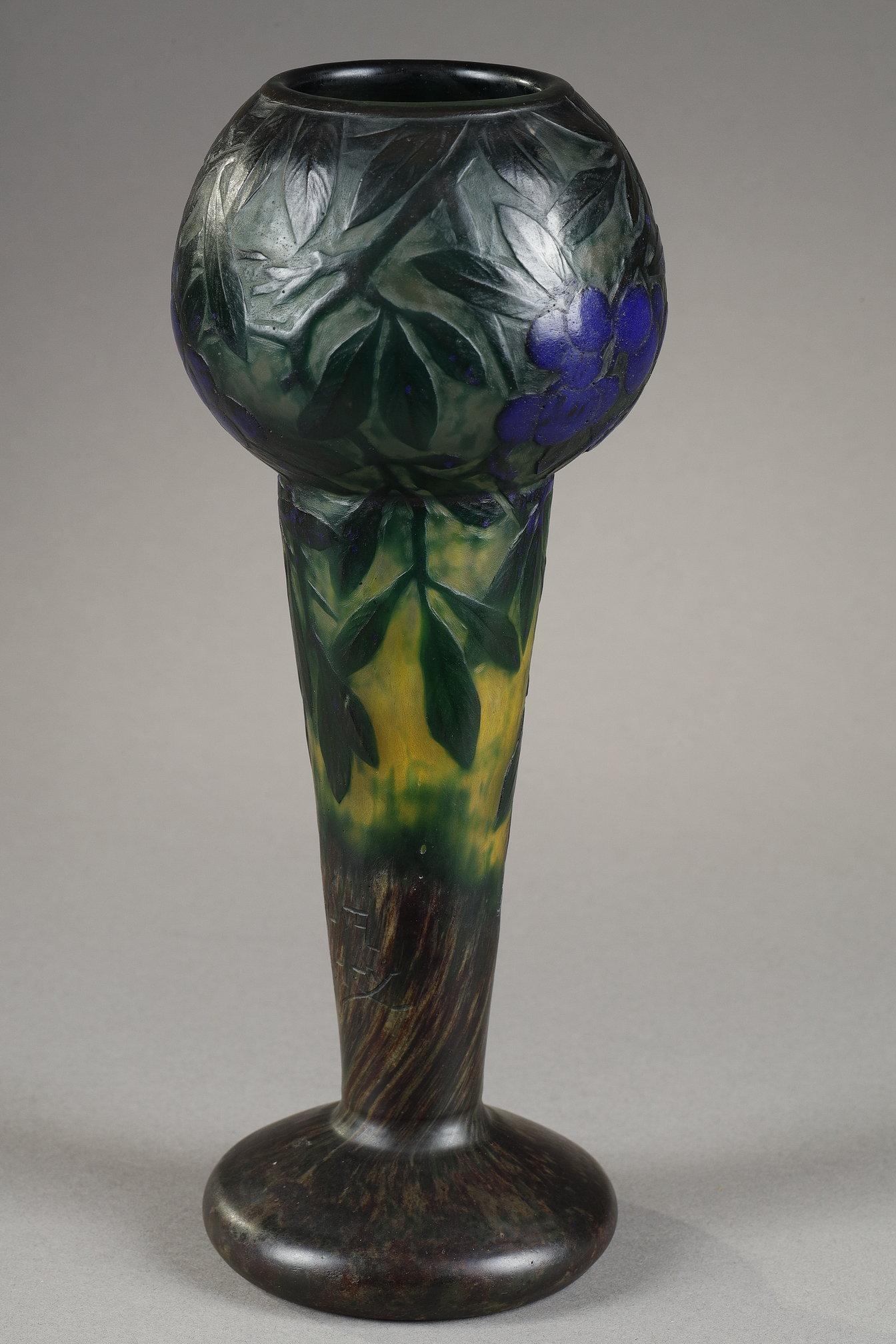 Vase with sloes For Sale 1