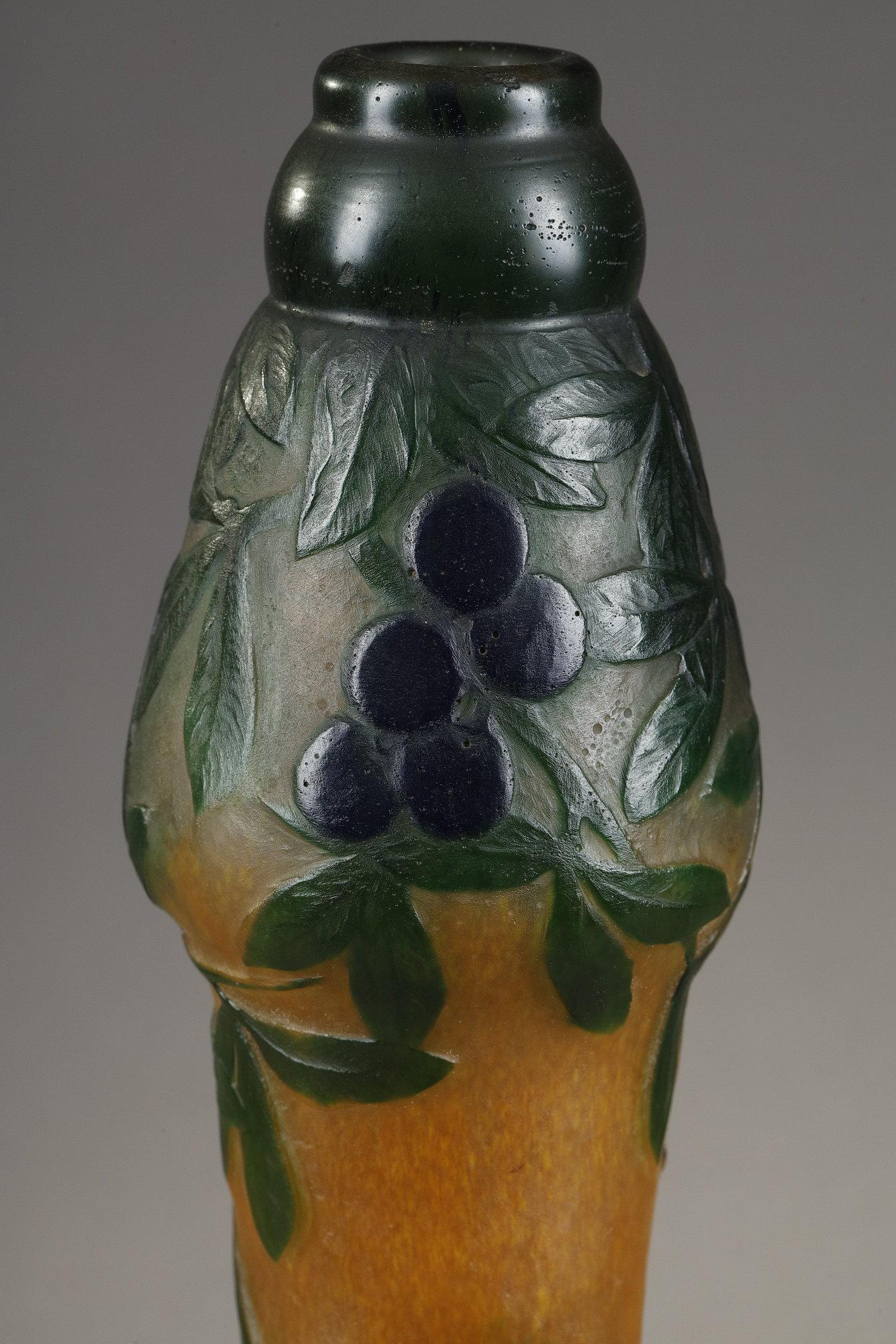 Vase with sloes For Sale 1