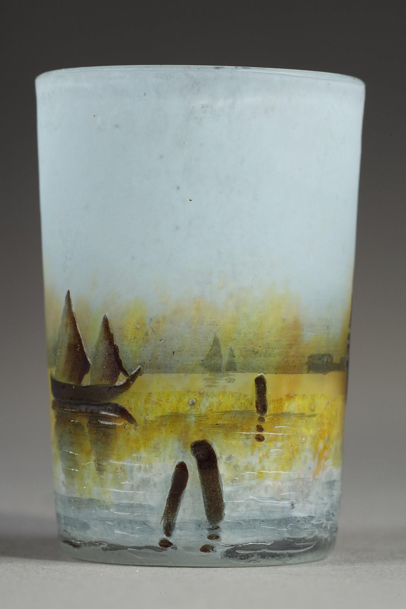 Miniature with Venetian landscape For Sale 1