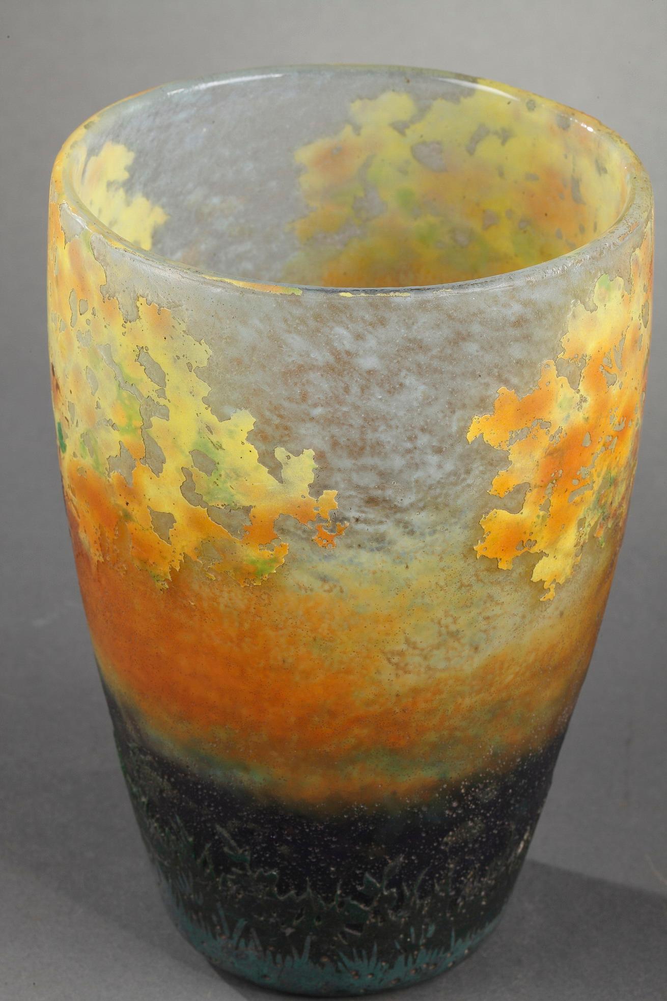 Vaso con betulle in autunno in vendita 6