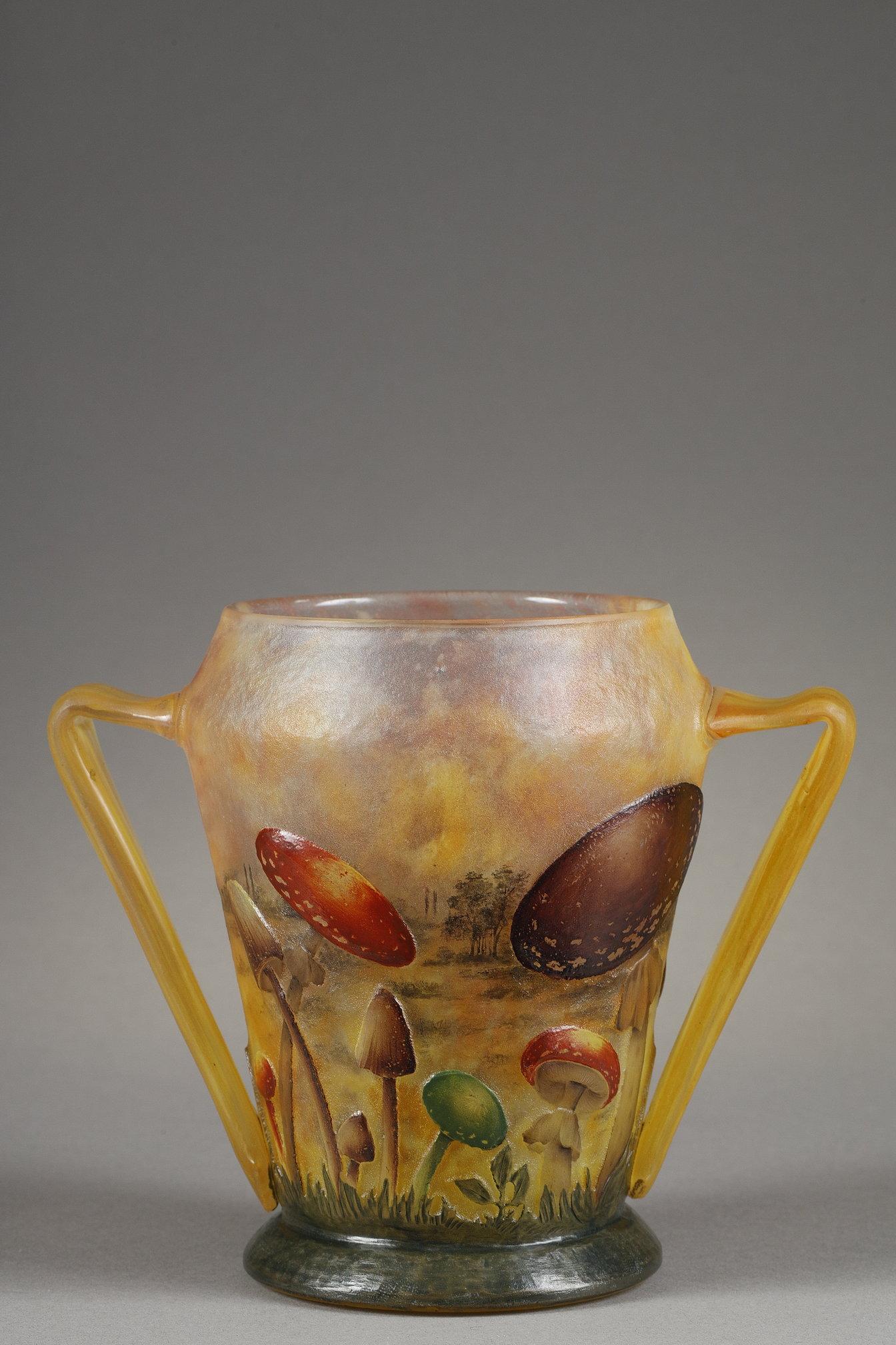 Vase with Mushrooms For Sale 4