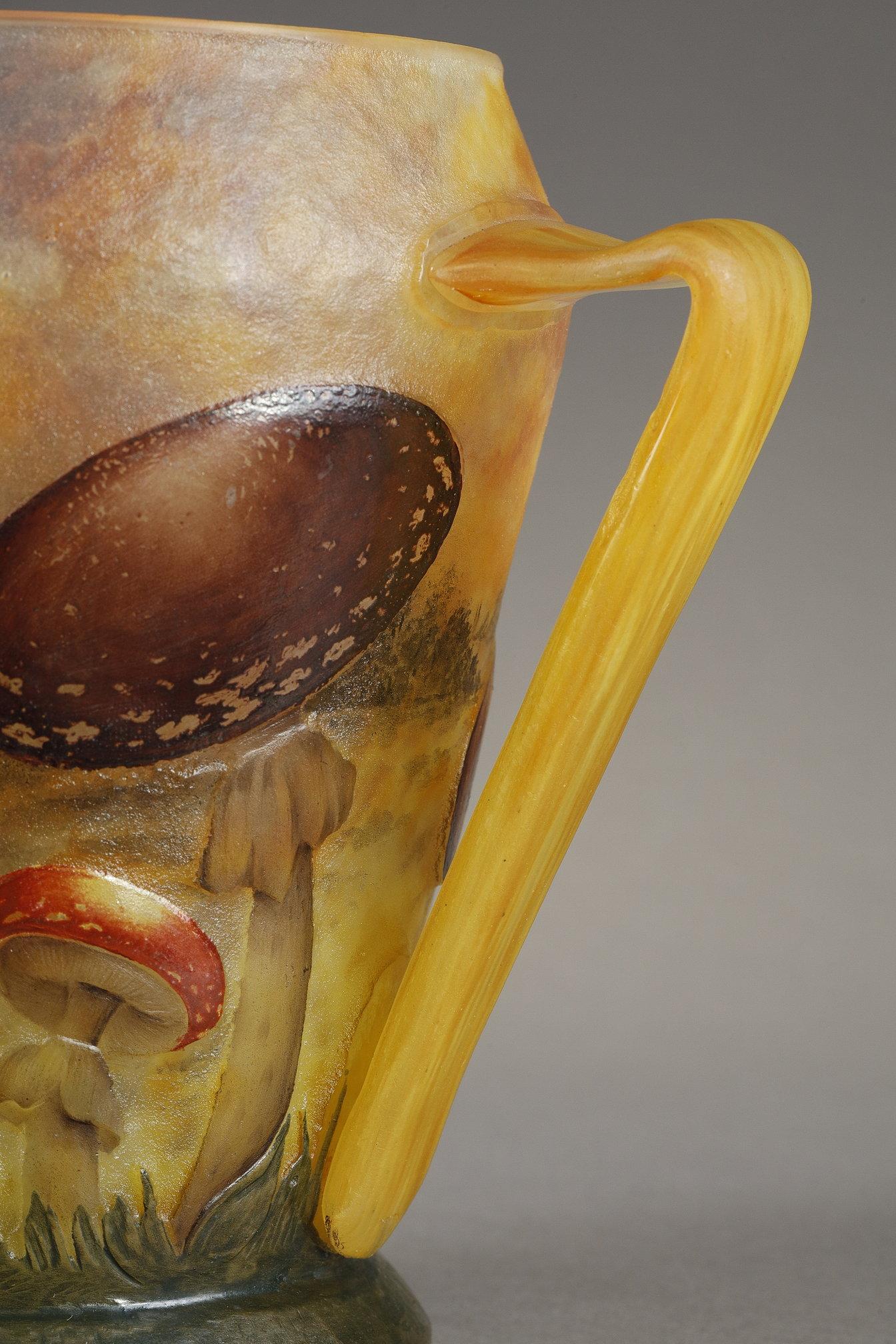 Vase with Mushrooms For Sale 6