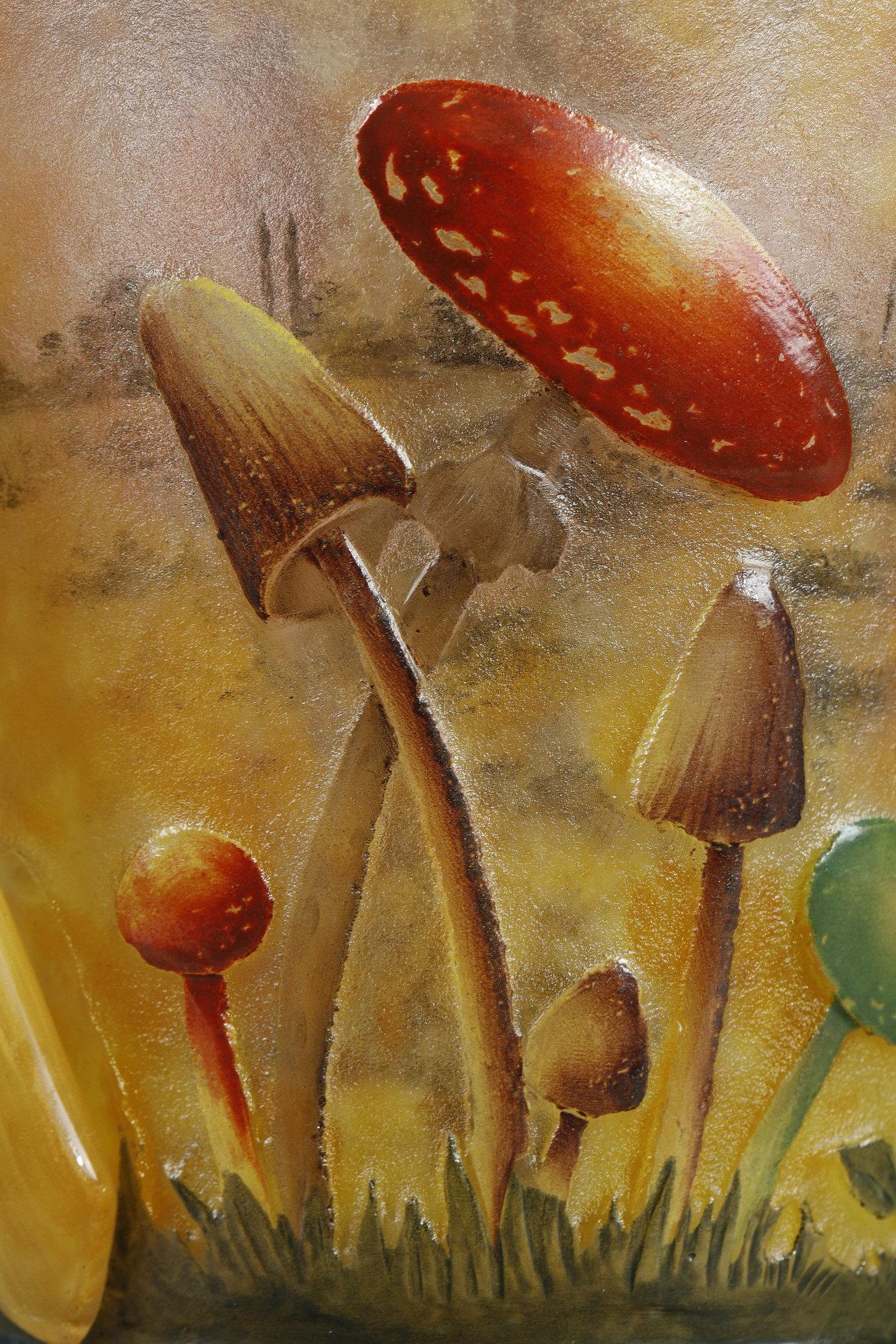 Vase with Mushrooms For Sale 2