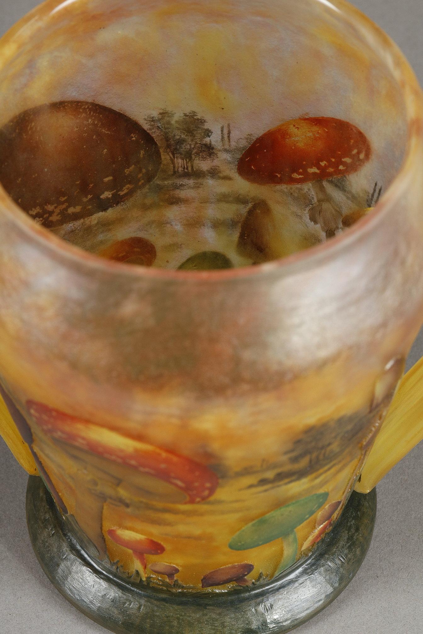 Vase with Mushrooms For Sale 7
