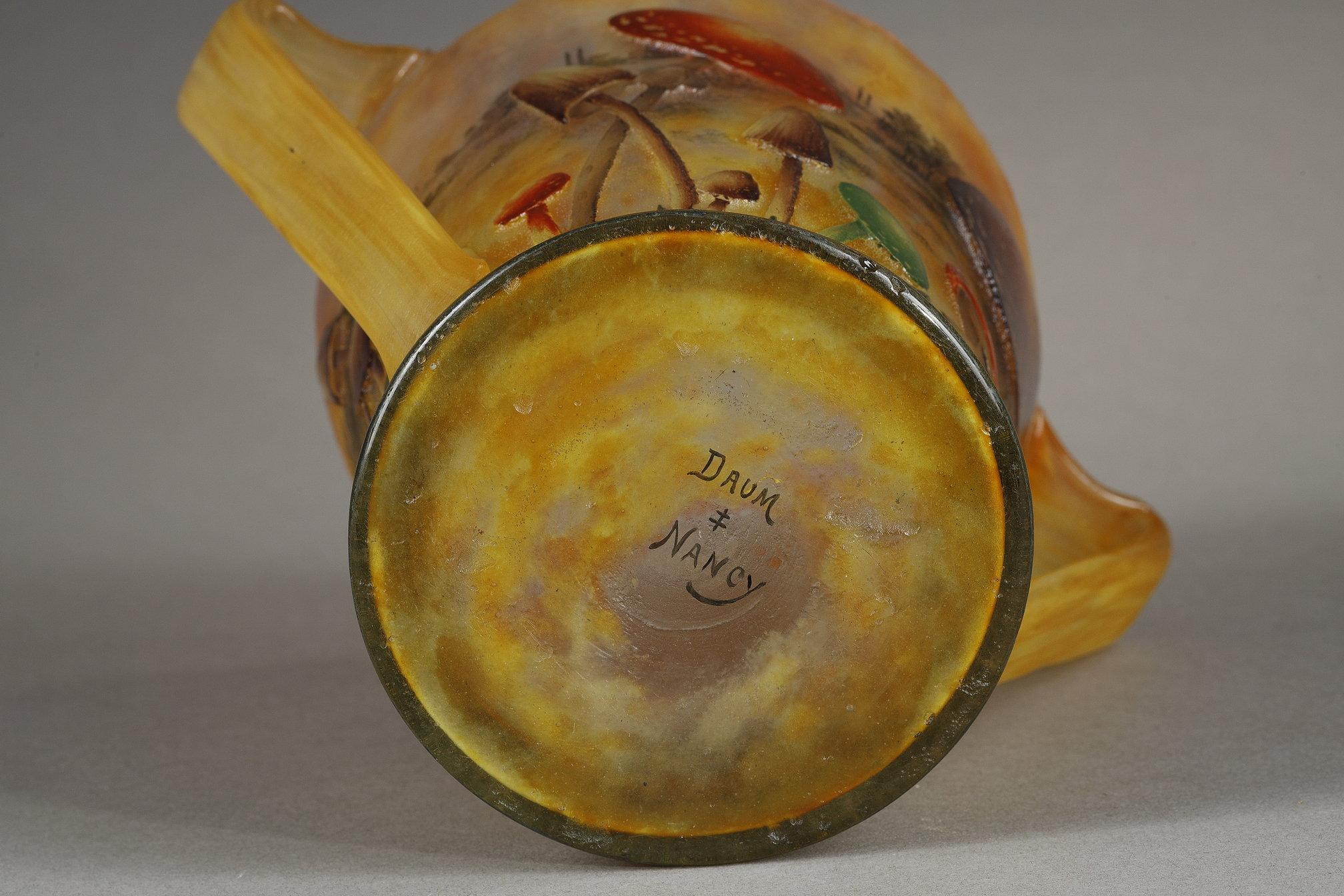 Vase with Mushrooms For Sale 8