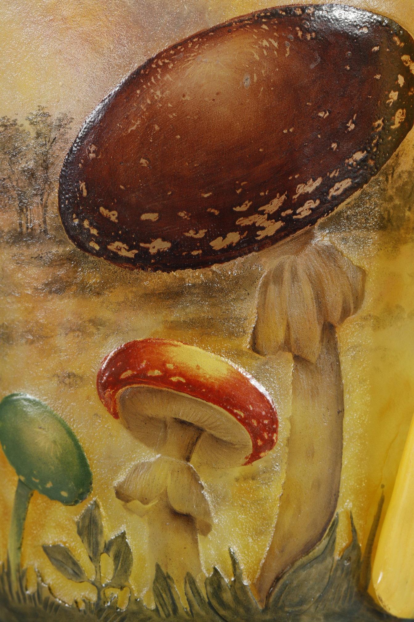 Vase with Mushrooms For Sale 3